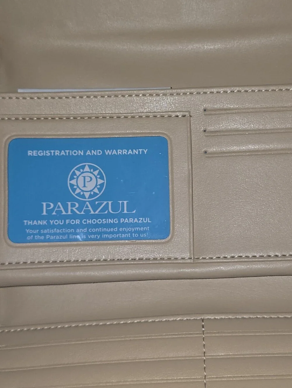NWT Parazul Black & Tan Long Wallet Organizer Clutch
